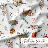 PRE ORDER Christmas fabric | Aussie animals | pinafore/ dresses | various sizes