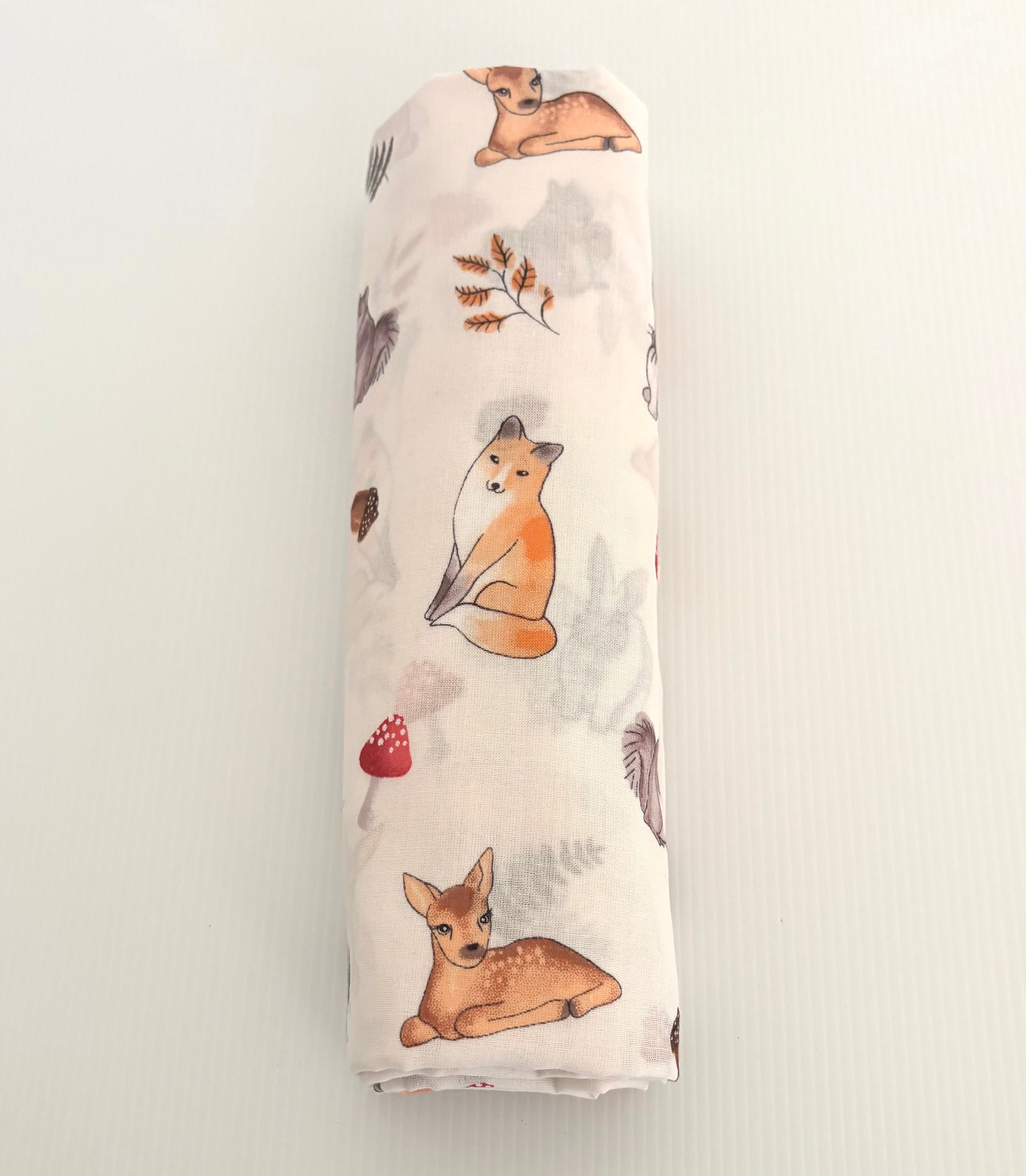 Muslin Baby Wrap - Foxy & Friends