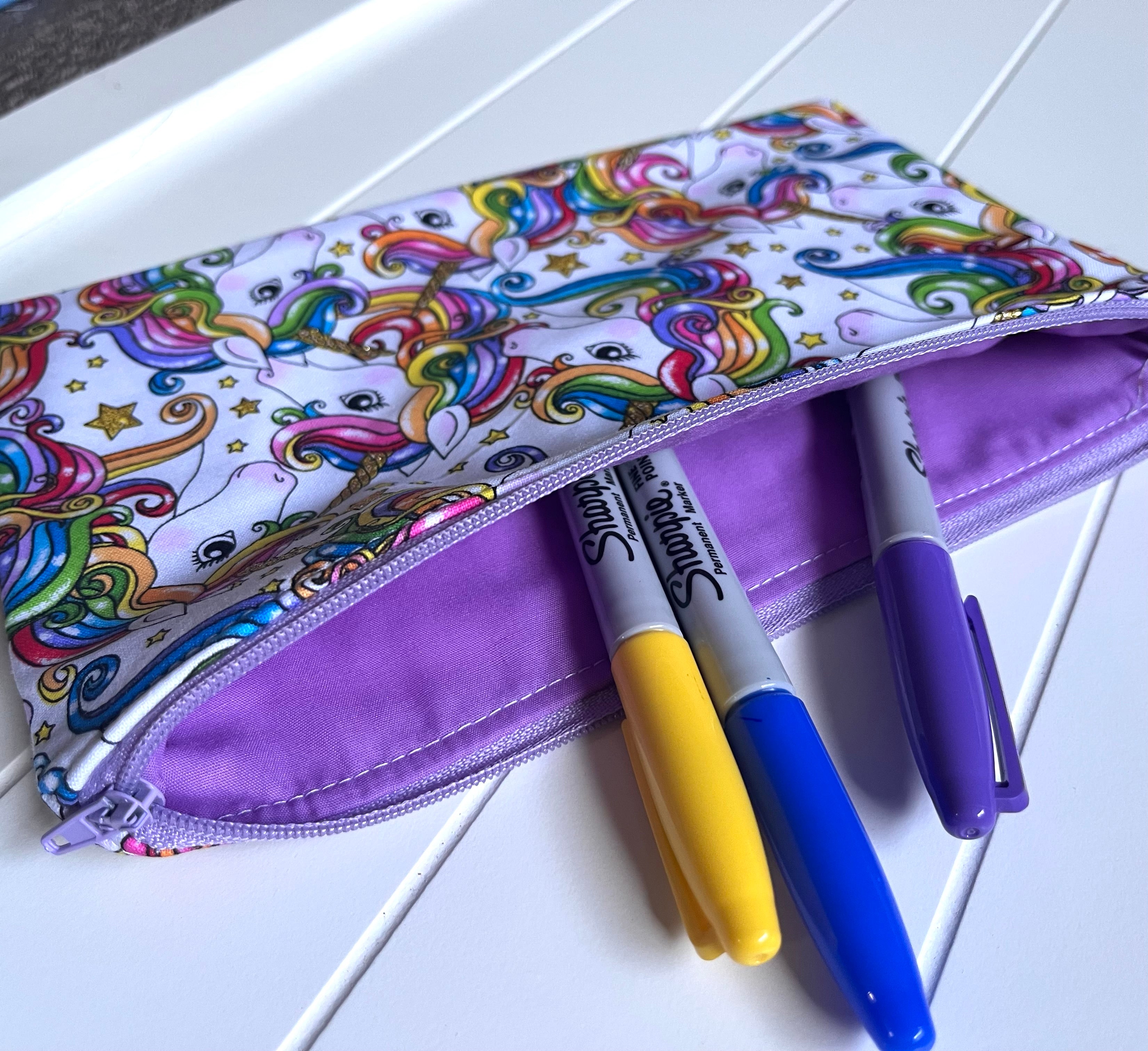 Unicorns pencil case