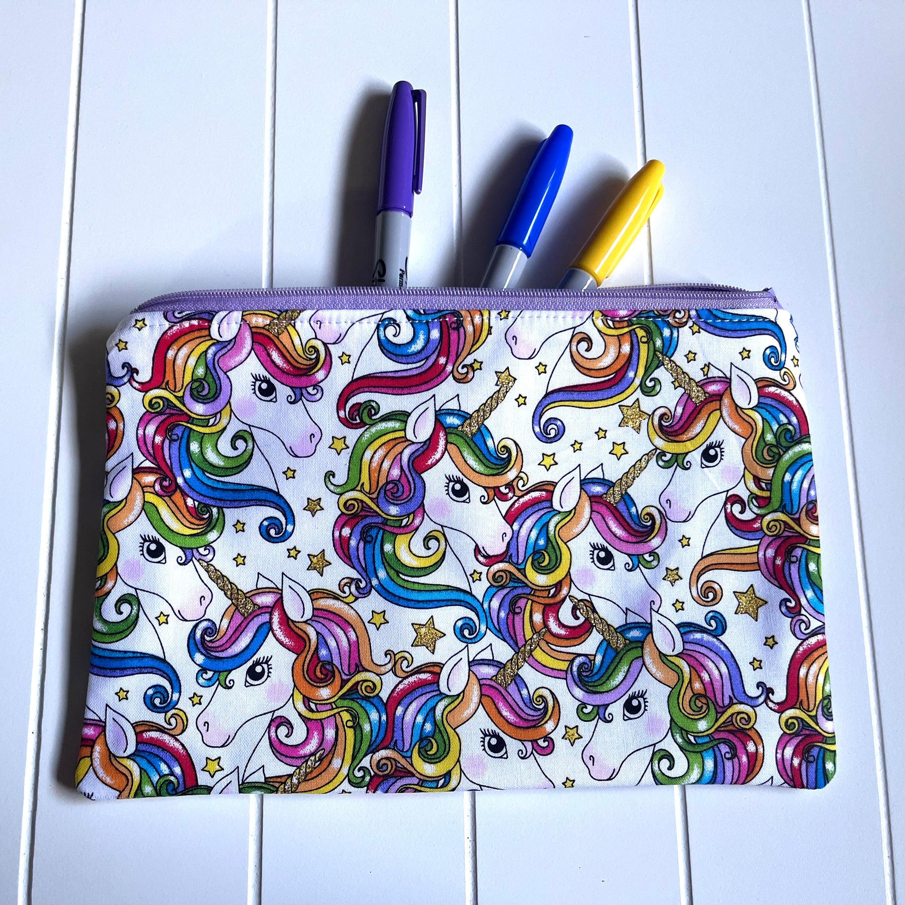 Unicorns pencil case