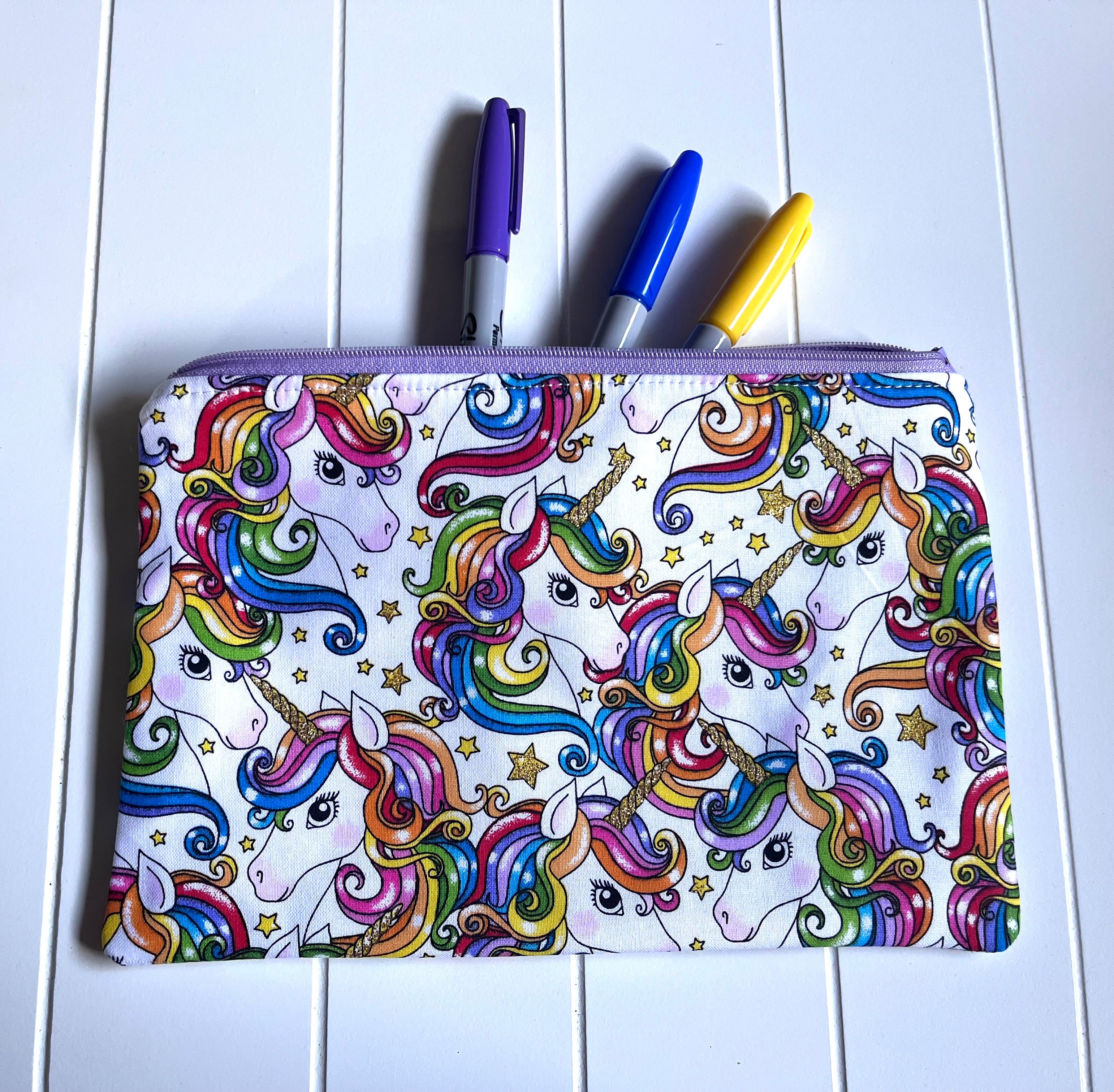 Unicorns pencil case