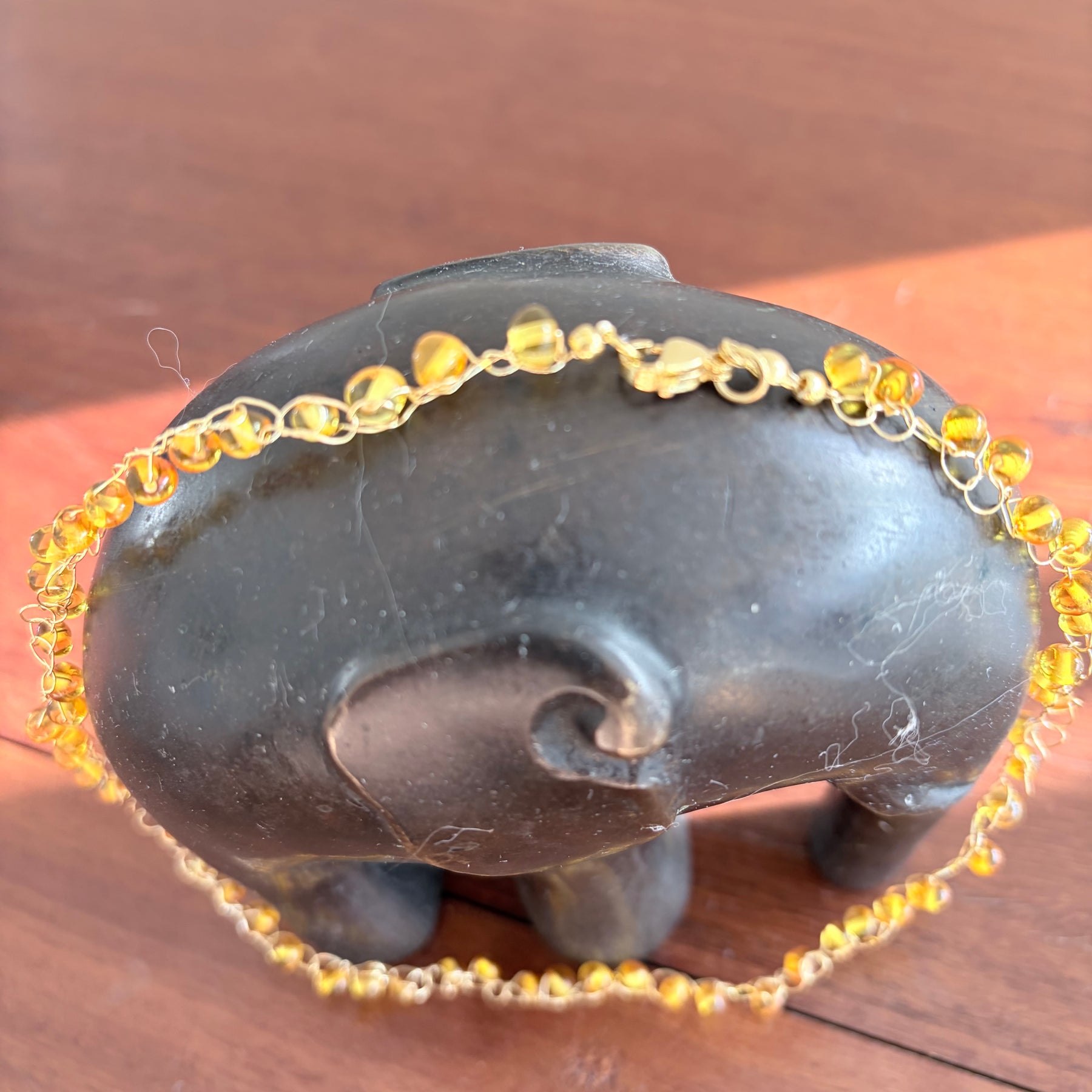 “ Sunrise” Rare Lemon Baltic Amber  Necklace