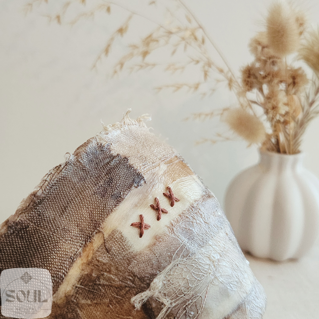 Textile Art Bowl – Natural & Earthy (3)