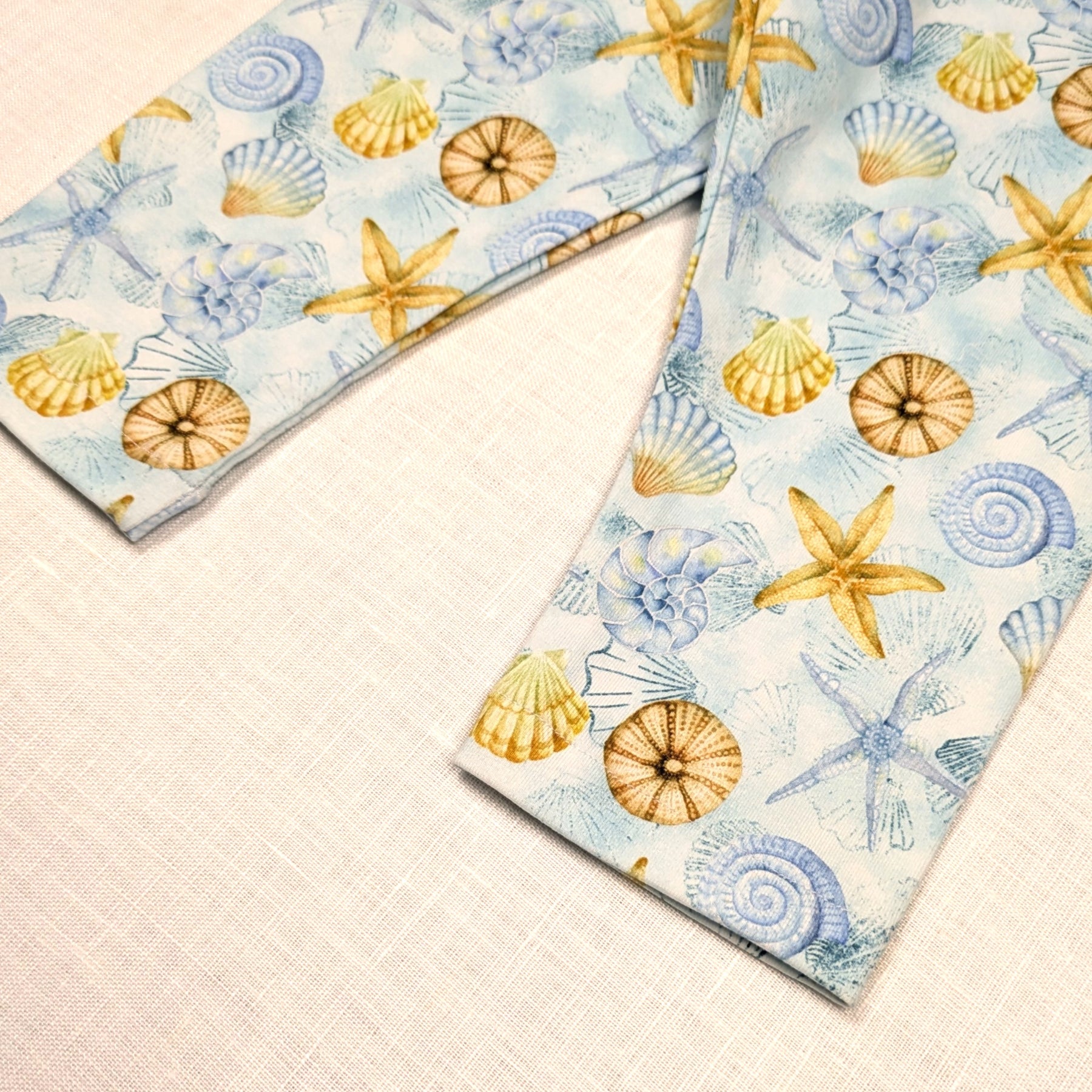 Handmade 3/4 Leggings for active kids | Sea Shell Collection | sizes 00-8