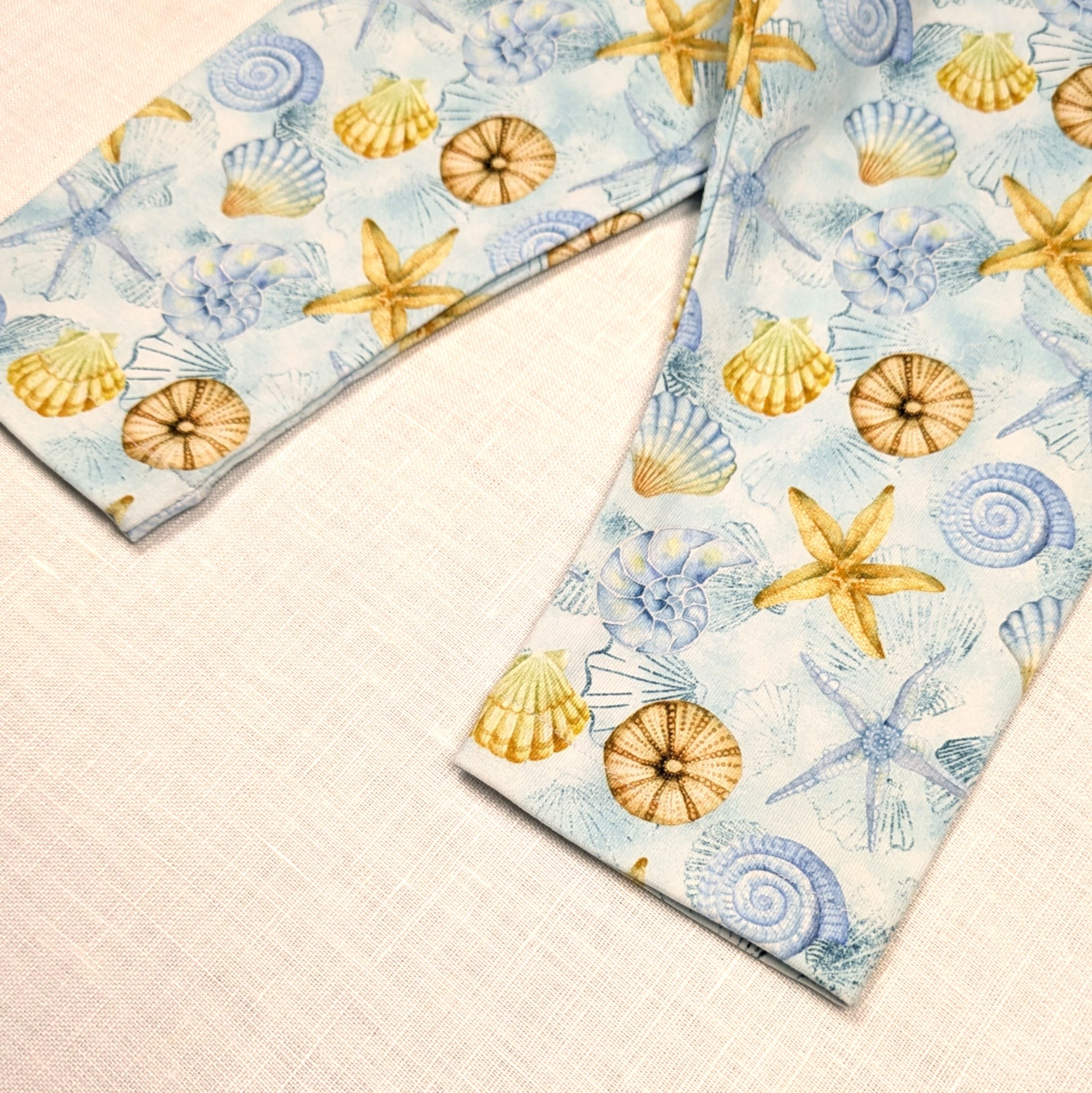 Handmade 3/4 Leggings for active kids | Sea Shell Collection | sizes 00-8