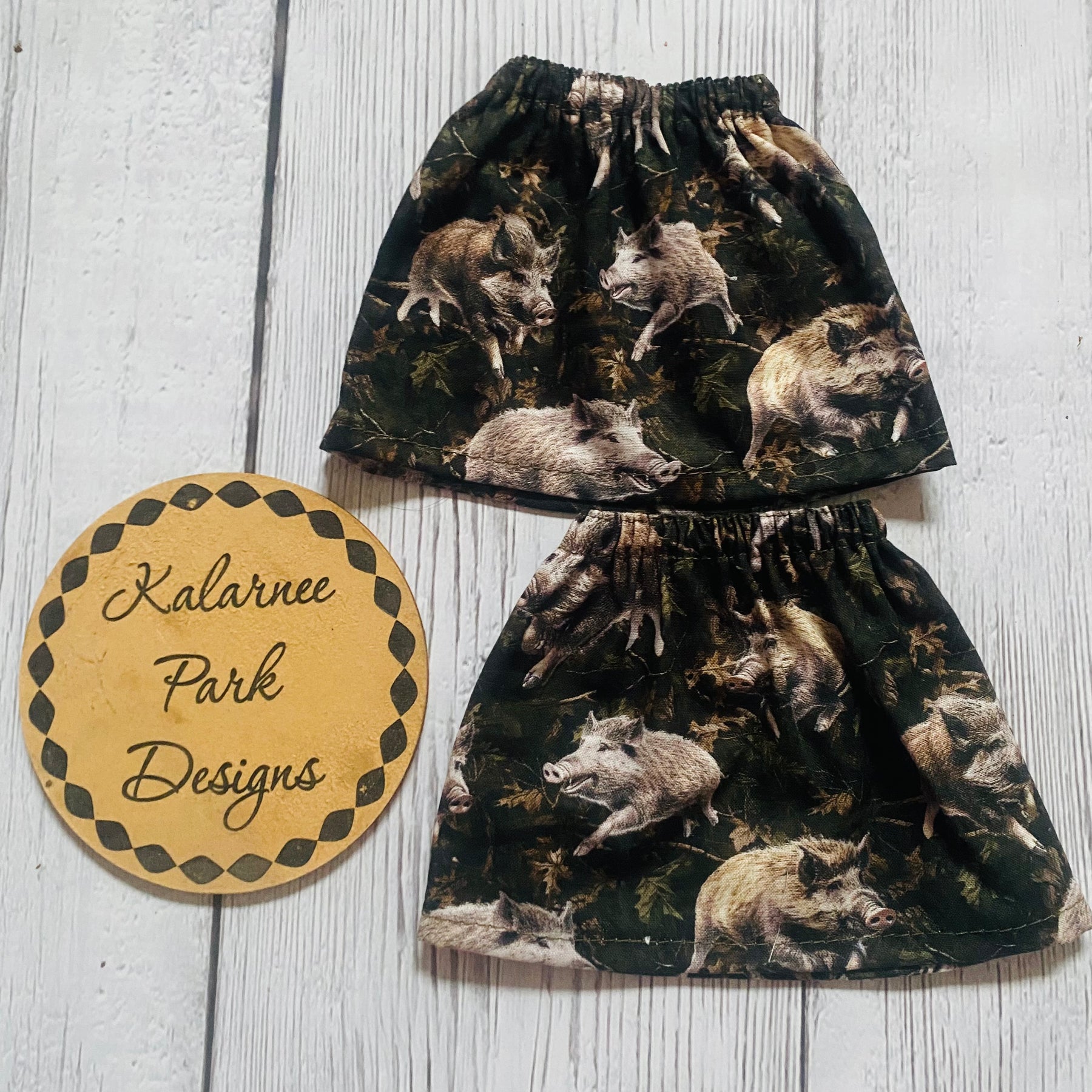 ''Wild Pigs in the Scope'' Adult Size and Kids Size Sock Savers
