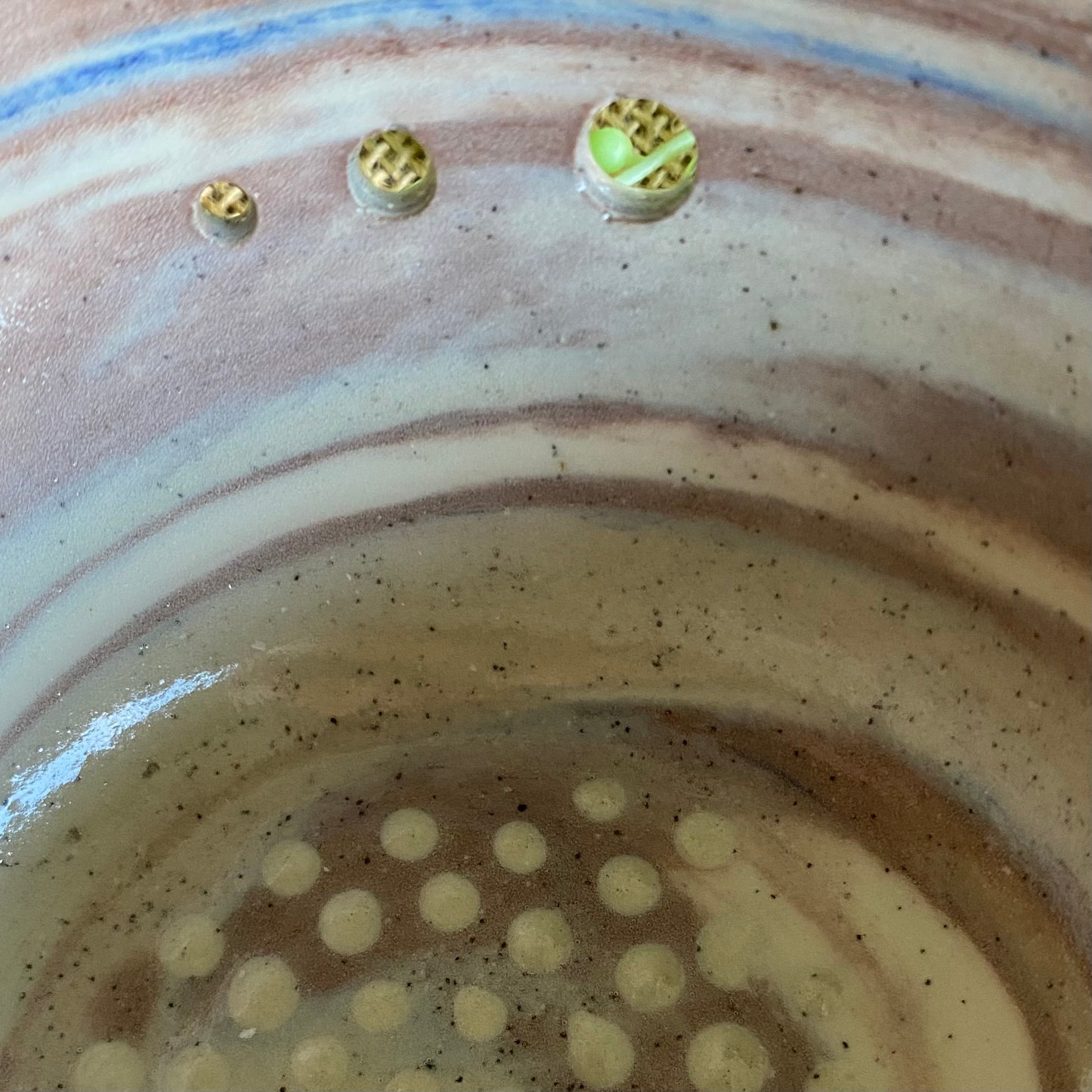 Food Prep Bowl|Grate|Strip|Pour|Handmade Pottery