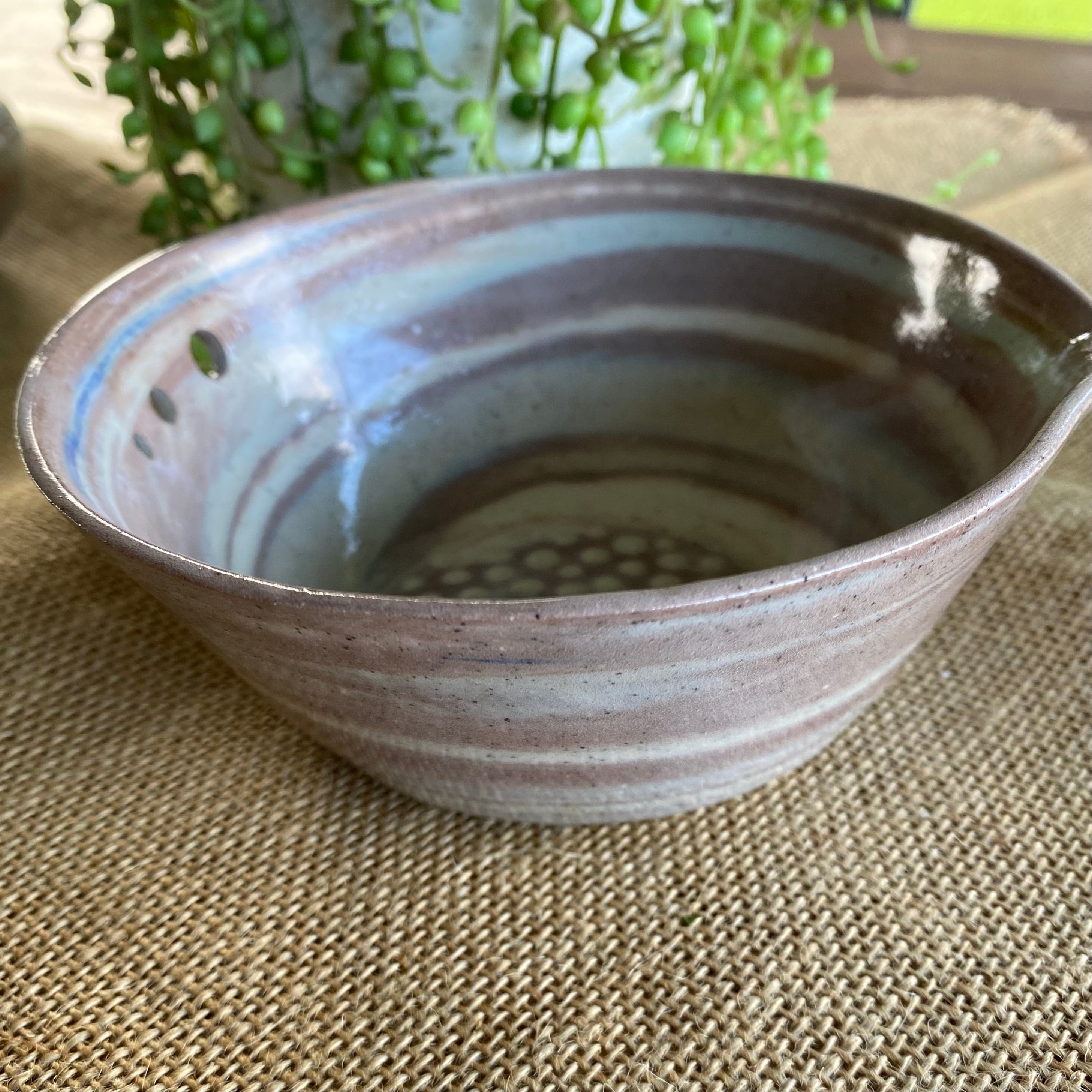 Food Prep Bowl|Grate|Strip|Pour|Handmade Pottery