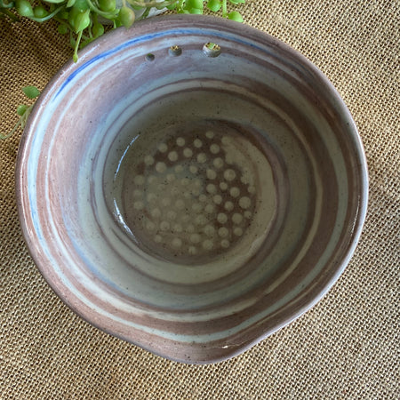Food Prep Bowl|Grate|Strip|Pour|Handmade Pottery