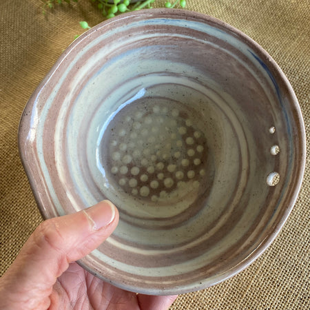 Food Prep Bowl|Grate|Strip|Pour|Handmade Pottery