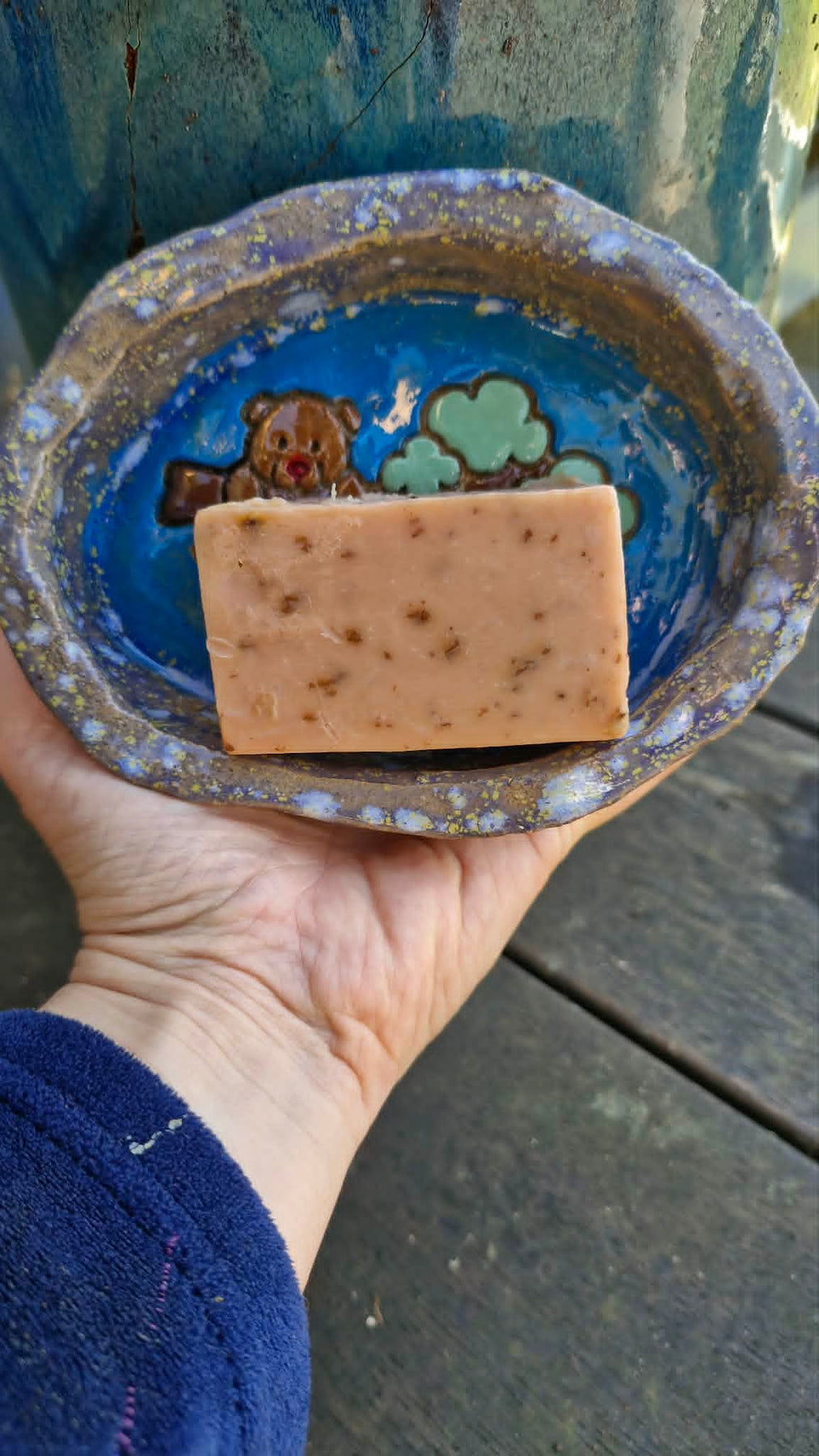 Light Coloured Bear Trinket Dish