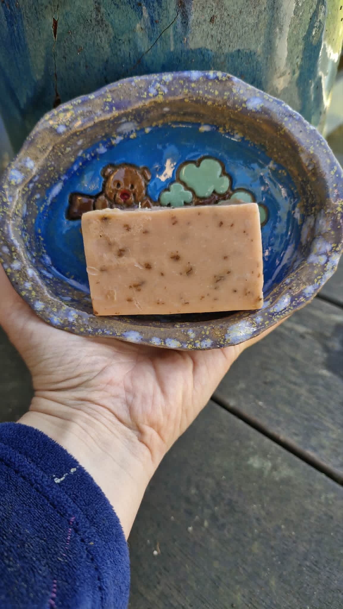 Light Coloured Bear Trinket Dish