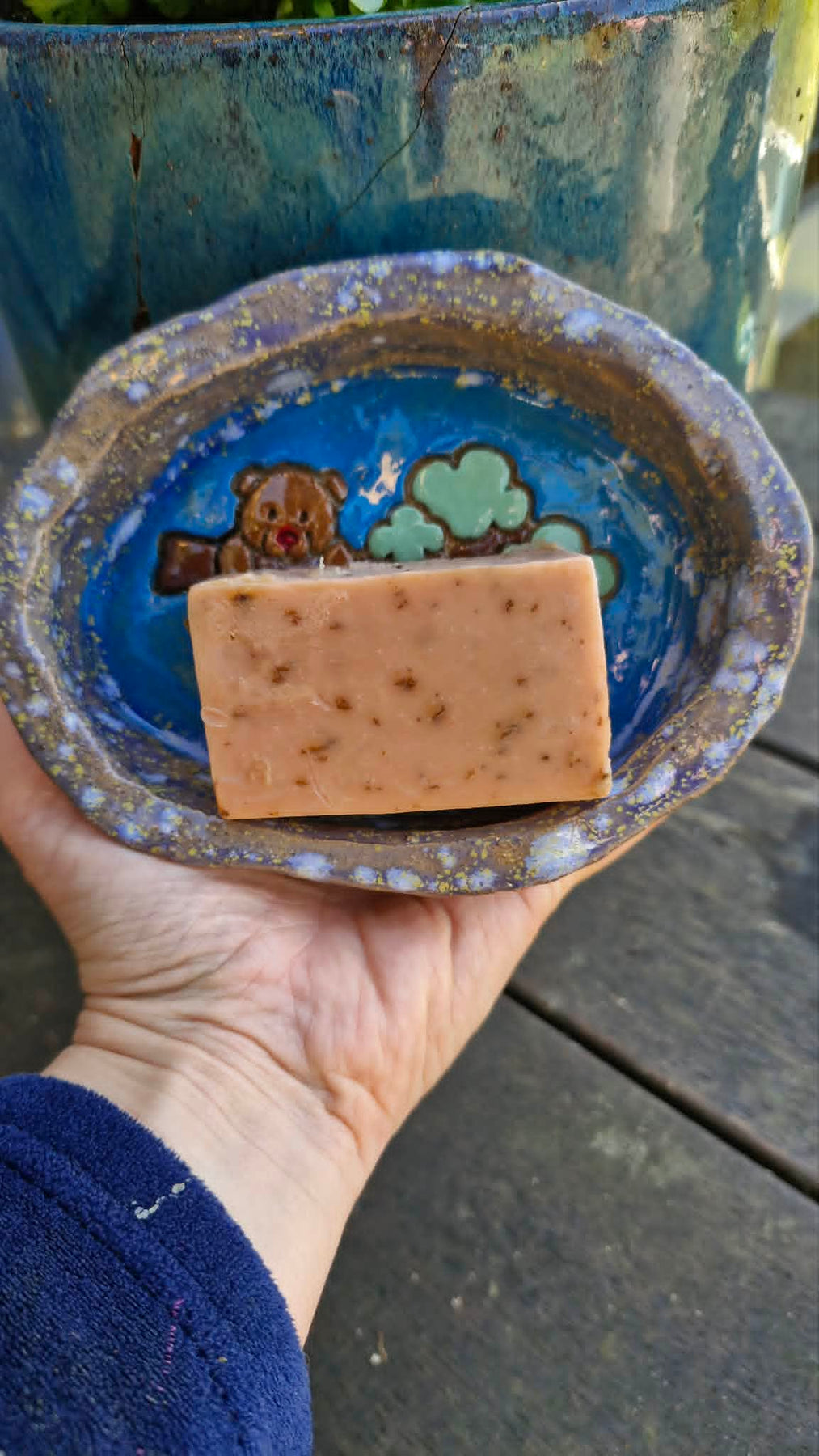 Light Coloured Bear Trinket Dish