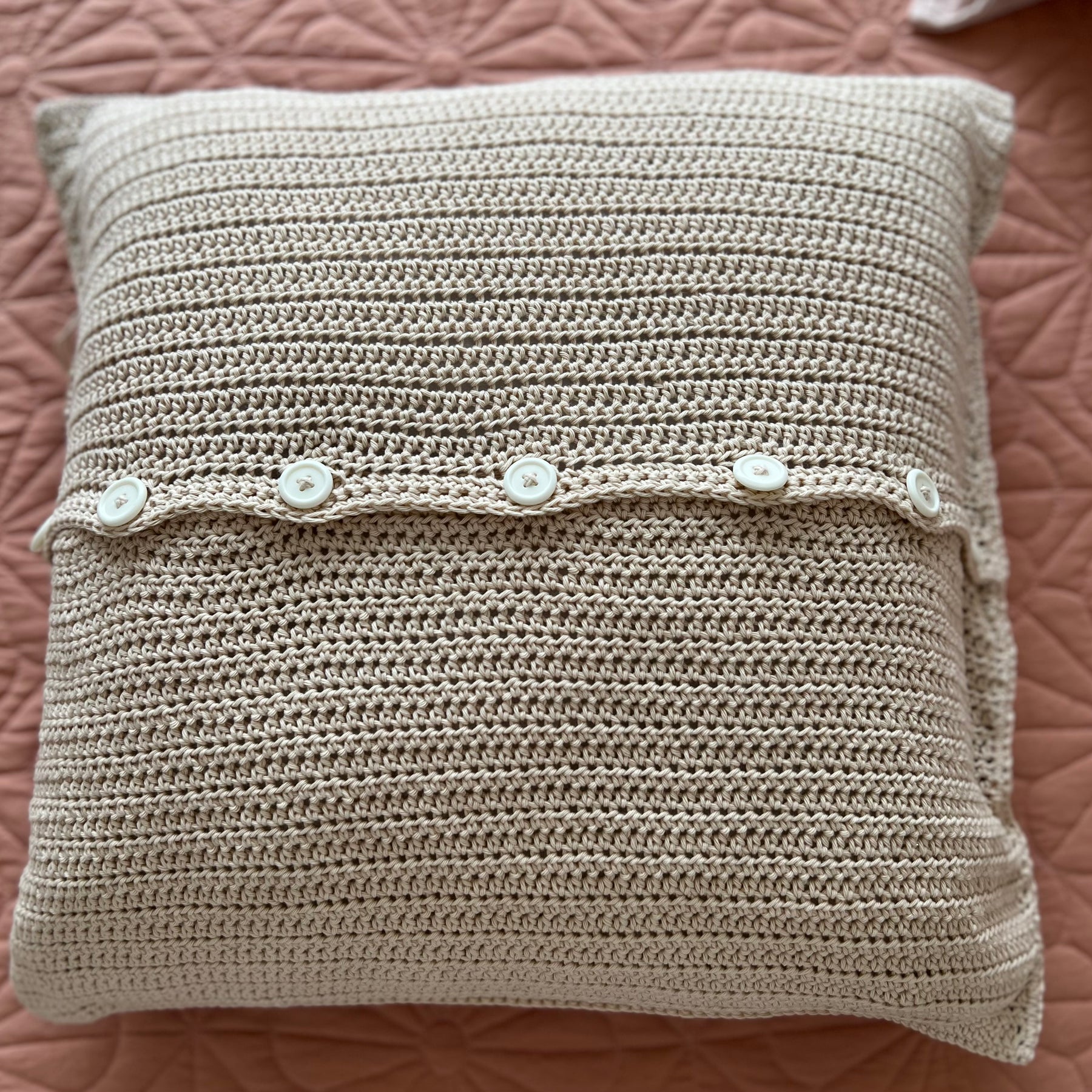 Crochet Boho Cushion