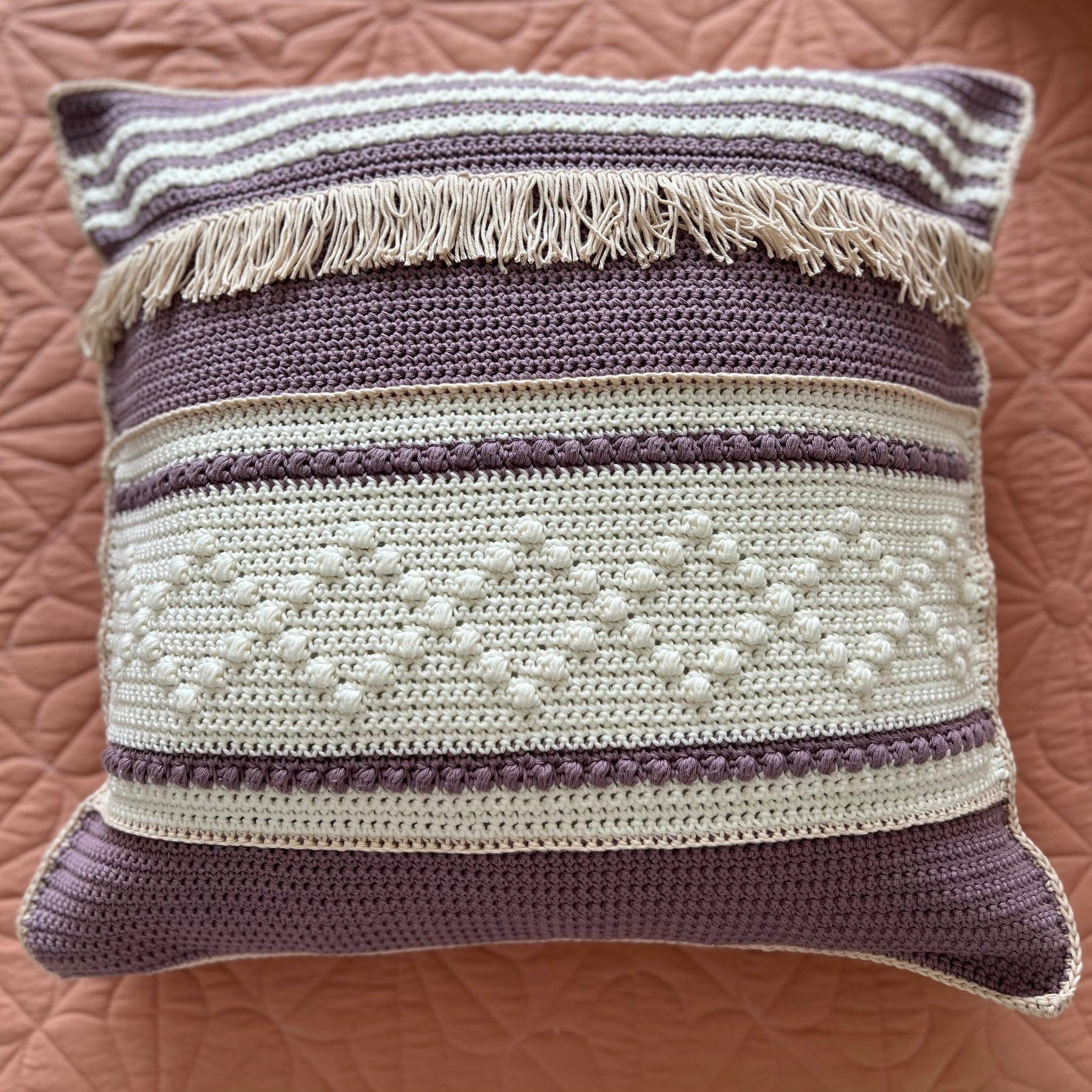 Crochet Boho Cushion