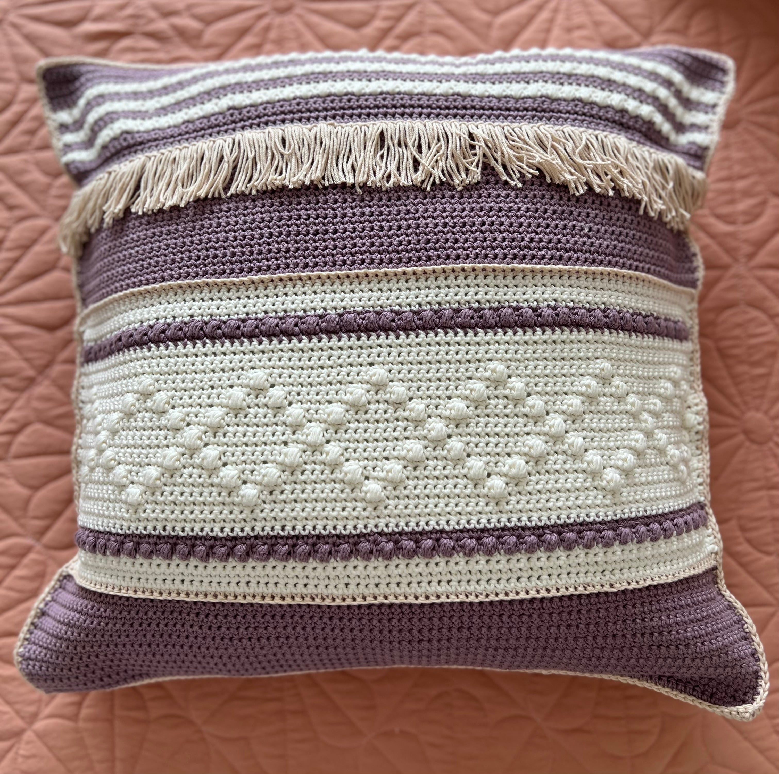 Crochet Boho Cushion