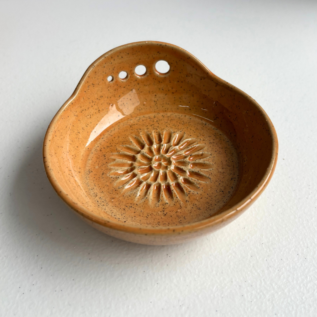 Personalised CUSTOM Ceramic Garlic Ginger Grater Herb Stripper. Made to order allow 4-6 weeks delivery