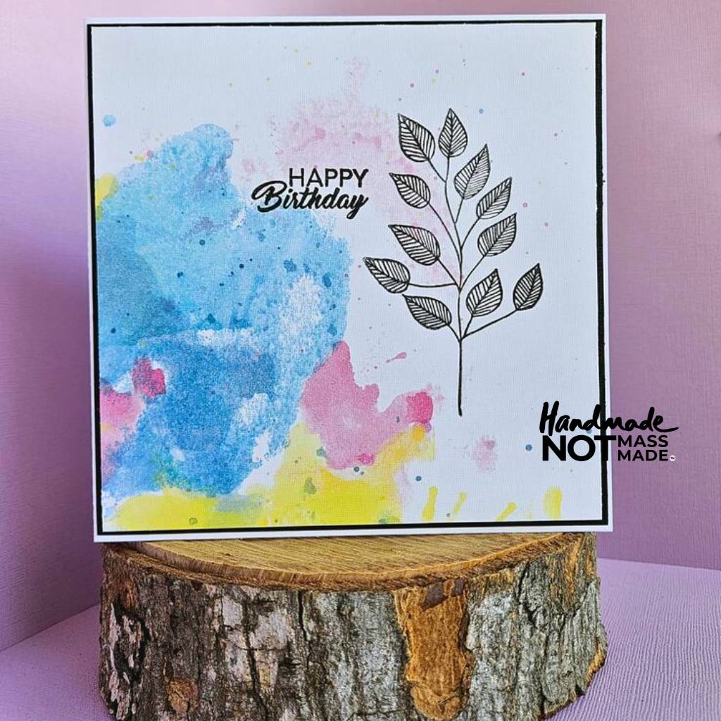 "Happy birthday", simple & elegant, birthday card