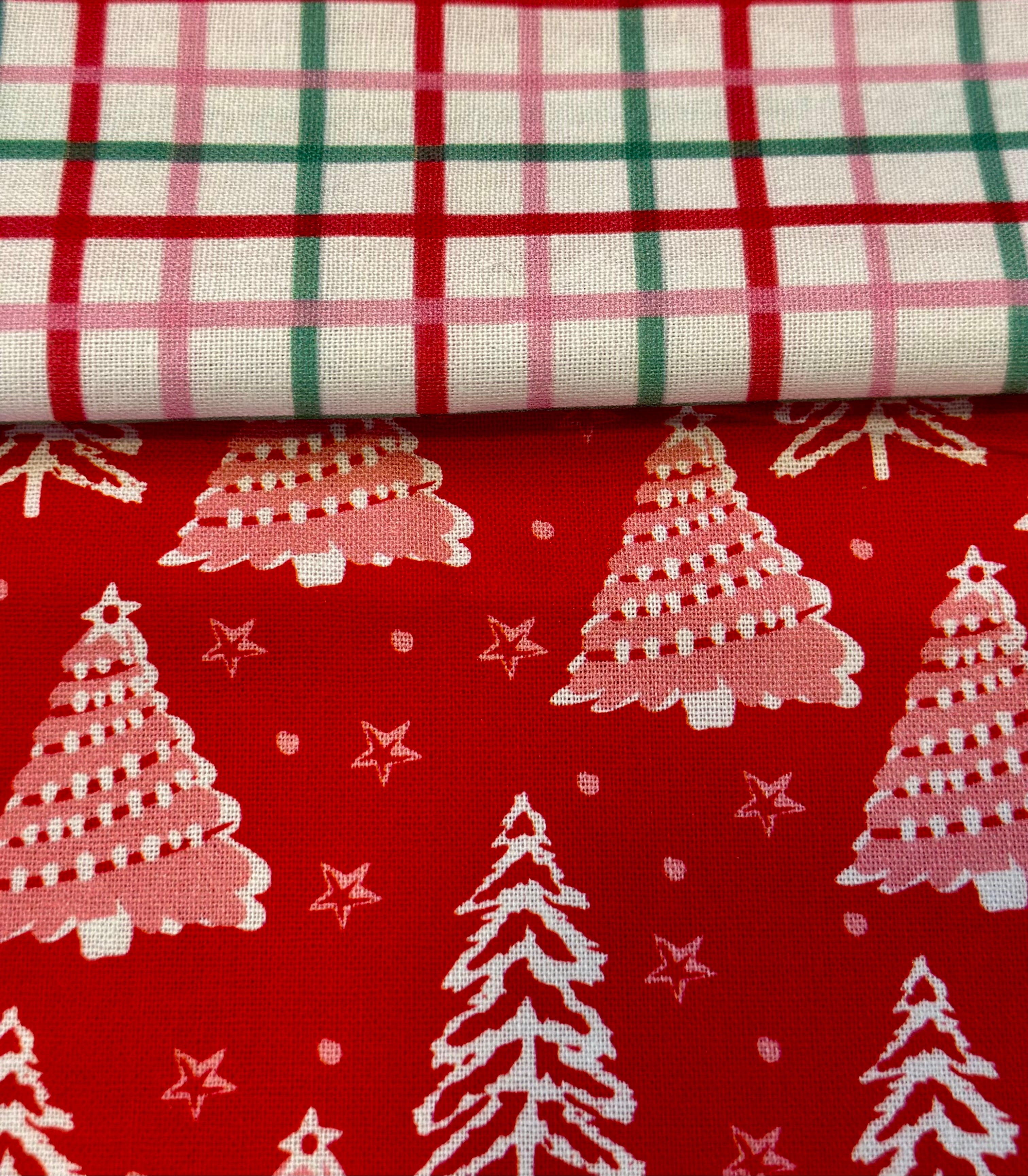 Handmade quilted Christmas stockings personalise with name or initials