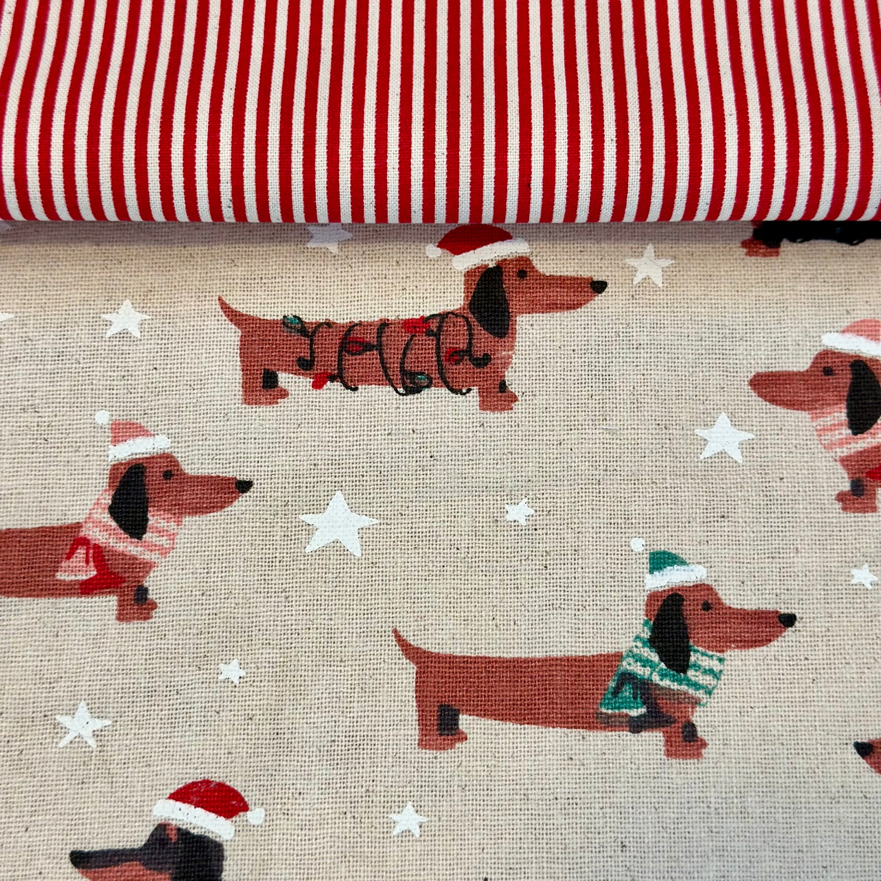 Handmade quilted Christmas stockings personalise with name or initials