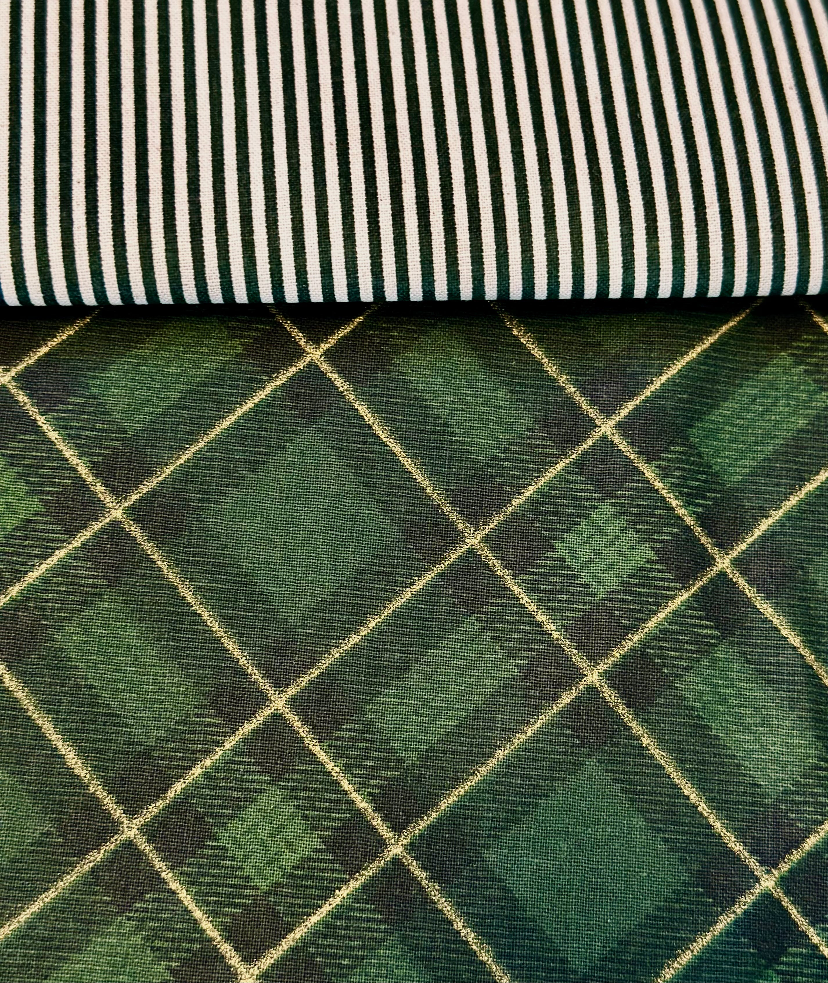 Handmade quilted Christmas stockings personalise with name or initials