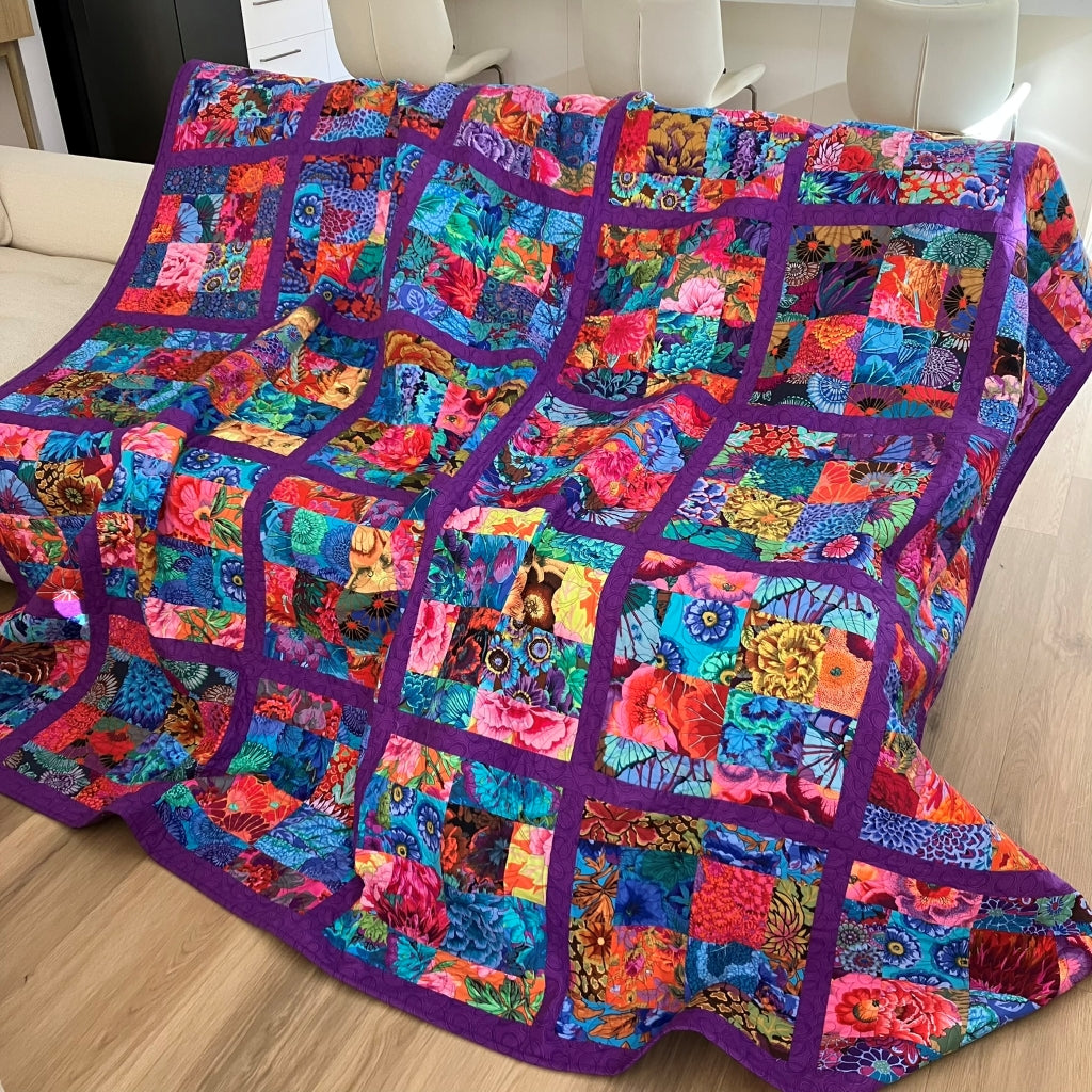 patchwork quilt handmade Australia - Kaffe Fassett fabrics