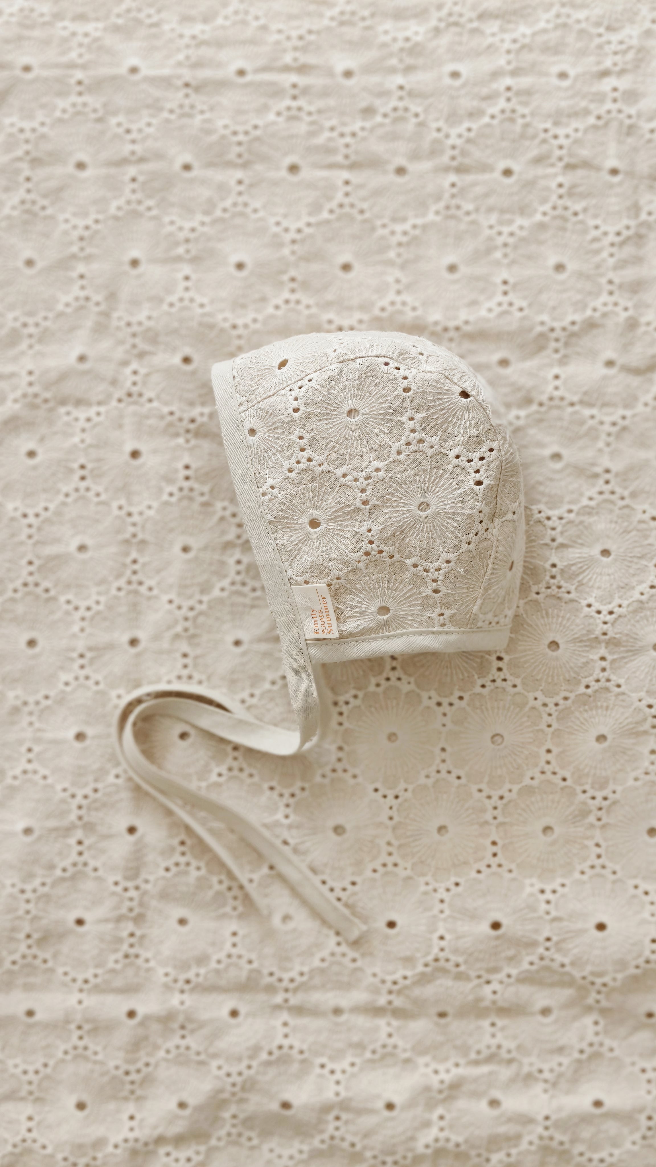Vintage Inspired Baby Lace Bonnet