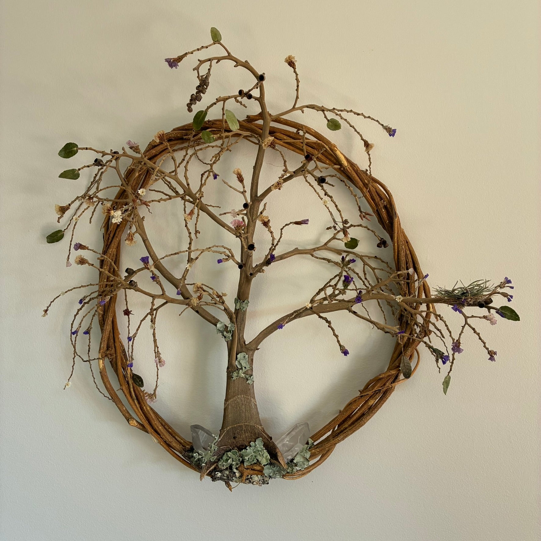 Wreath ~ Tree of Life Wreath with tiny nest (Measures 53cm x 50cm)