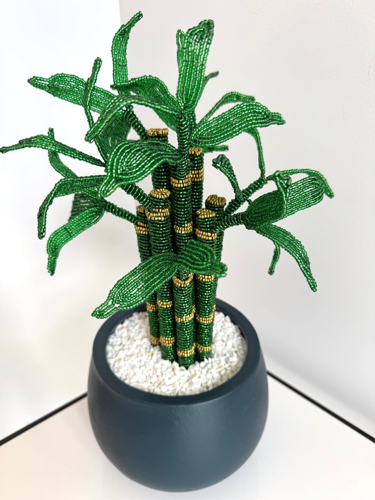French-beaded Lucky Bamboo