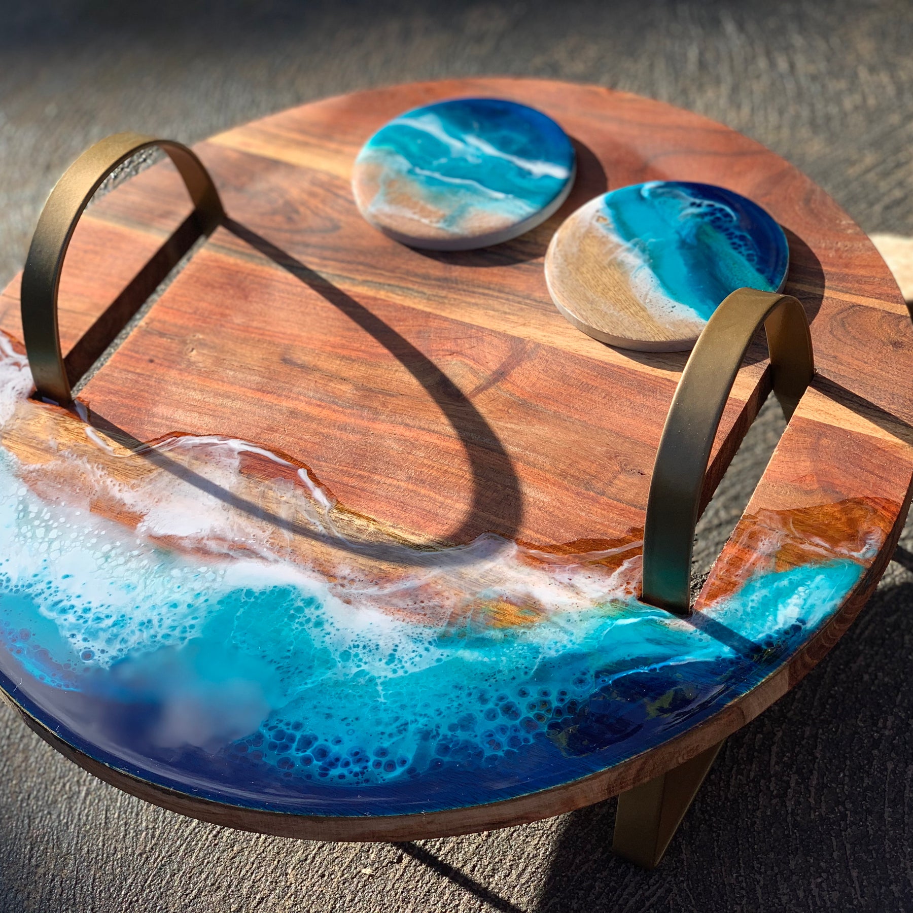 Waves | serving board | ocean | charcuterie board | gift ideas | homewares | Father’s Day gift