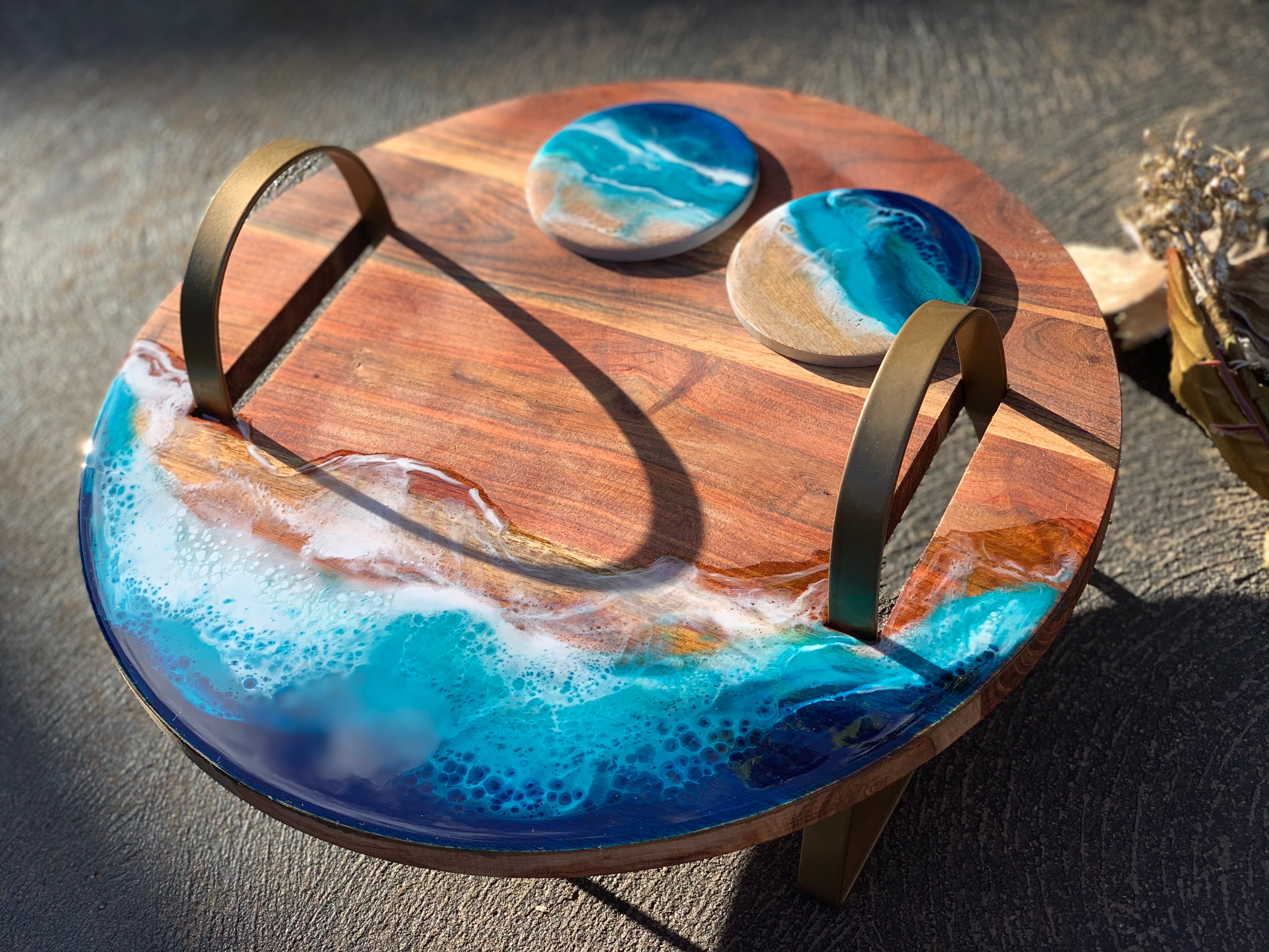 Waves | serving board | ocean | charcuterie board | gift ideas | homewares | Father’s Day gift