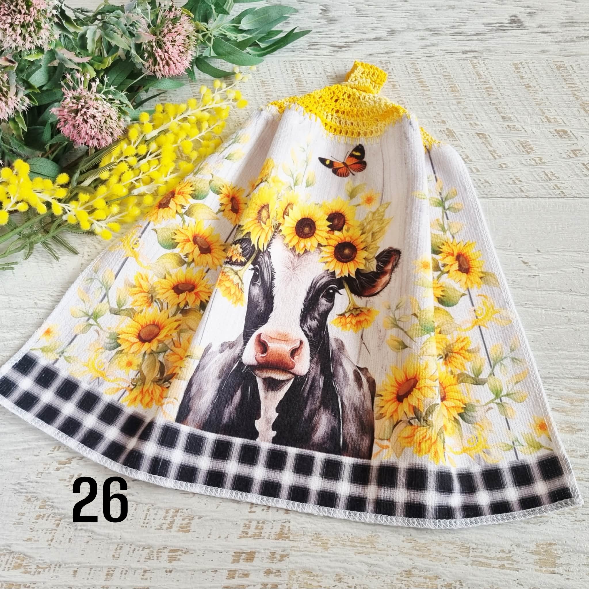 Kitchen Hand Towel | Hanging | Polyester Microfibre | SINGLE LAYER | 9 Styles - 19 - 27