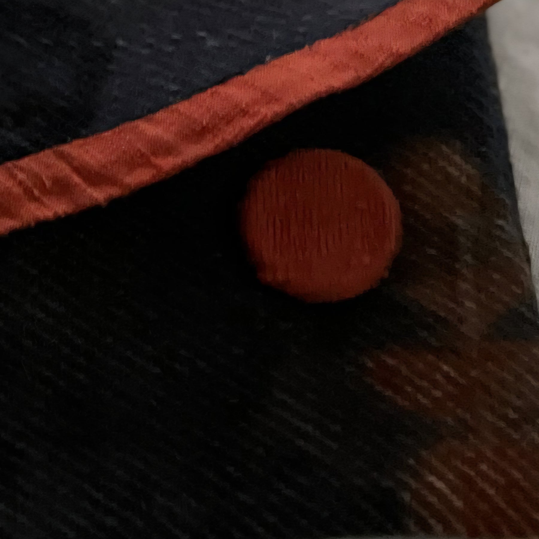 Eco Printed Small Wool Purse