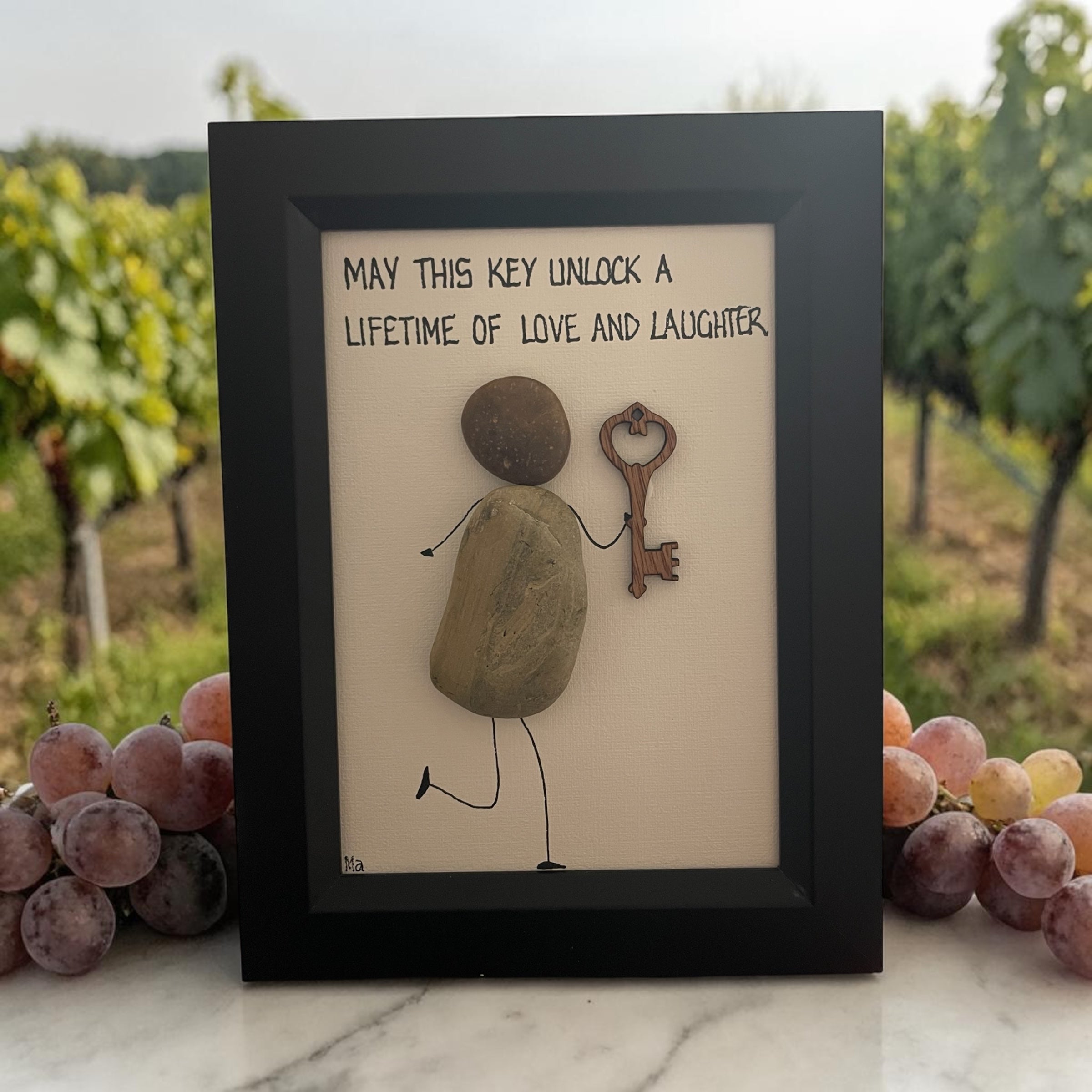 New home Pebble Art