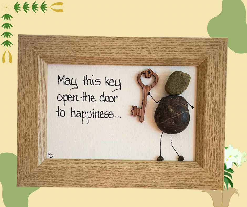 New home Pebble Art