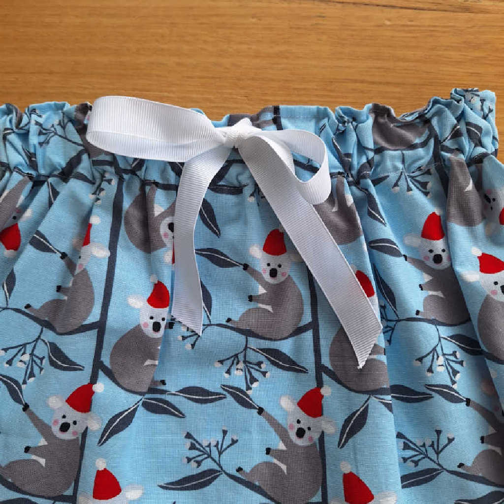 Handmade Christmas Koala Theme Skirt | Size 2