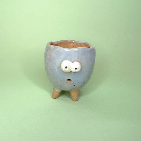 Ceramic tiny monster pot for cactus & succulent
