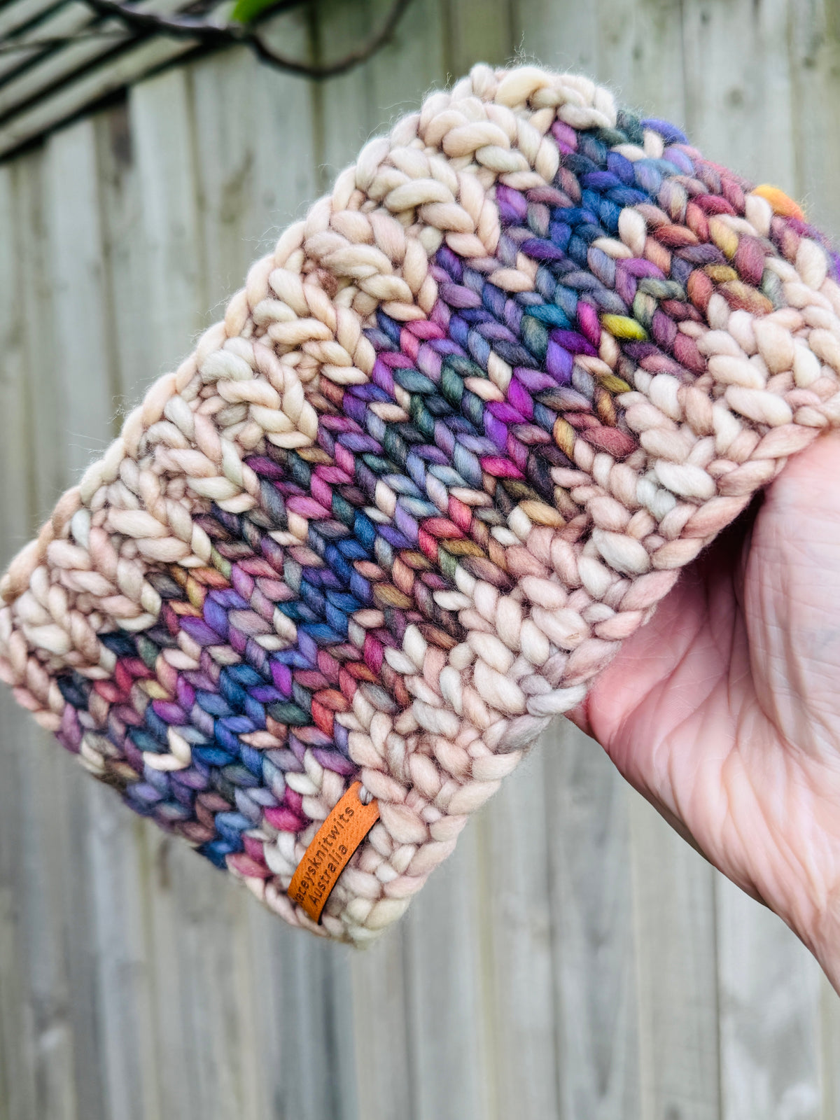 Stretchy Merino Headband, Knitted Earwarmers