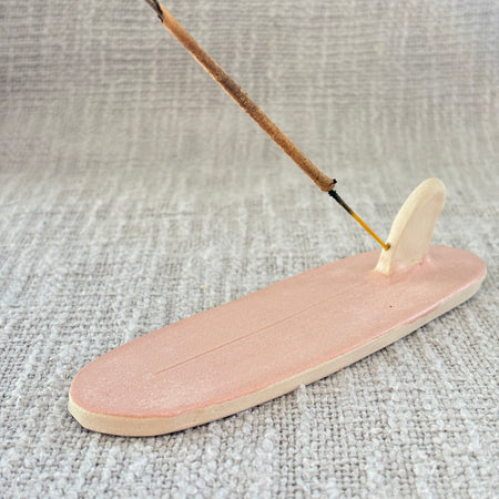 Surfboard Incense Holder - Coral