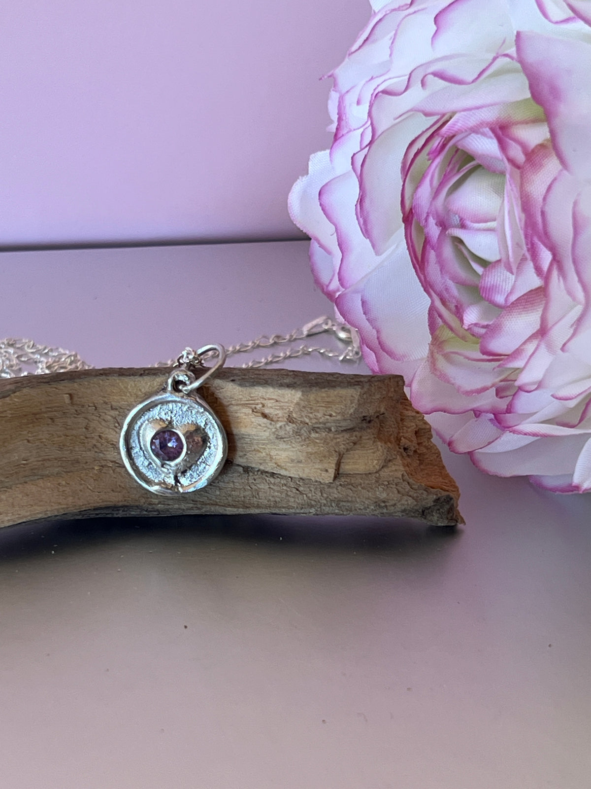 “My Heart” - Amethyst Pendant