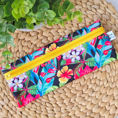 Multipurpose PUL Wet Bag | Pencil Case | Travel & Toiletry Pouch | Cutlery & Straw Bag