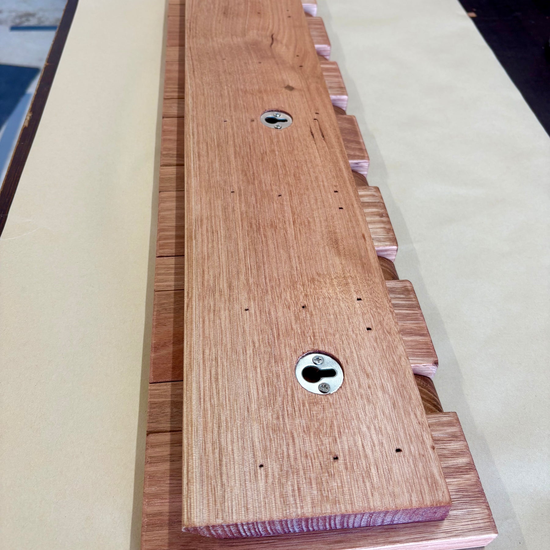 No.4 Tasmanian oak Horizon line coatrack