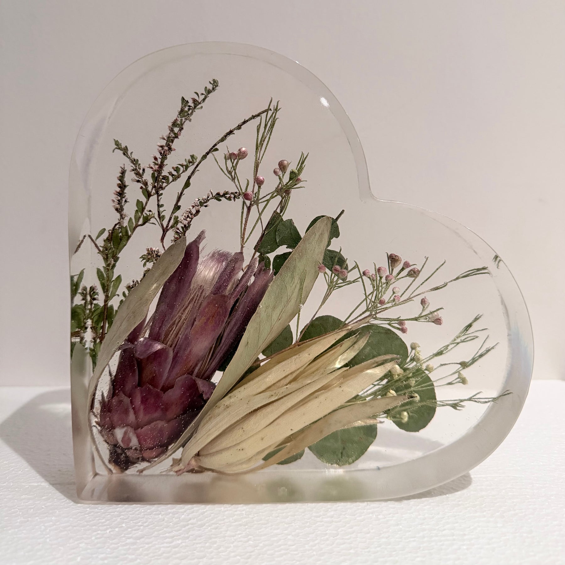 Custom Order for Danielle - Deposit for Floral Resin Display Heart
