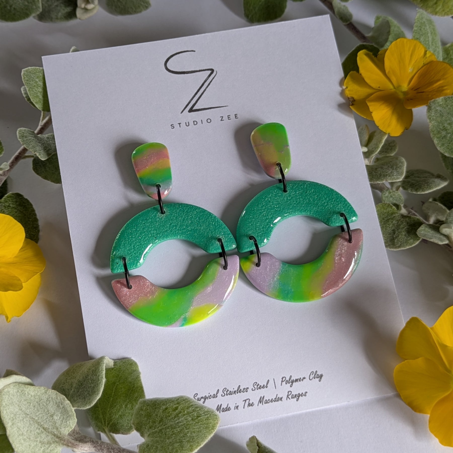 Cadence Drop Statement Earrings