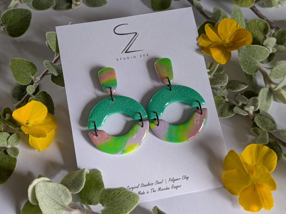 Cadence Drop Statement Earrings
