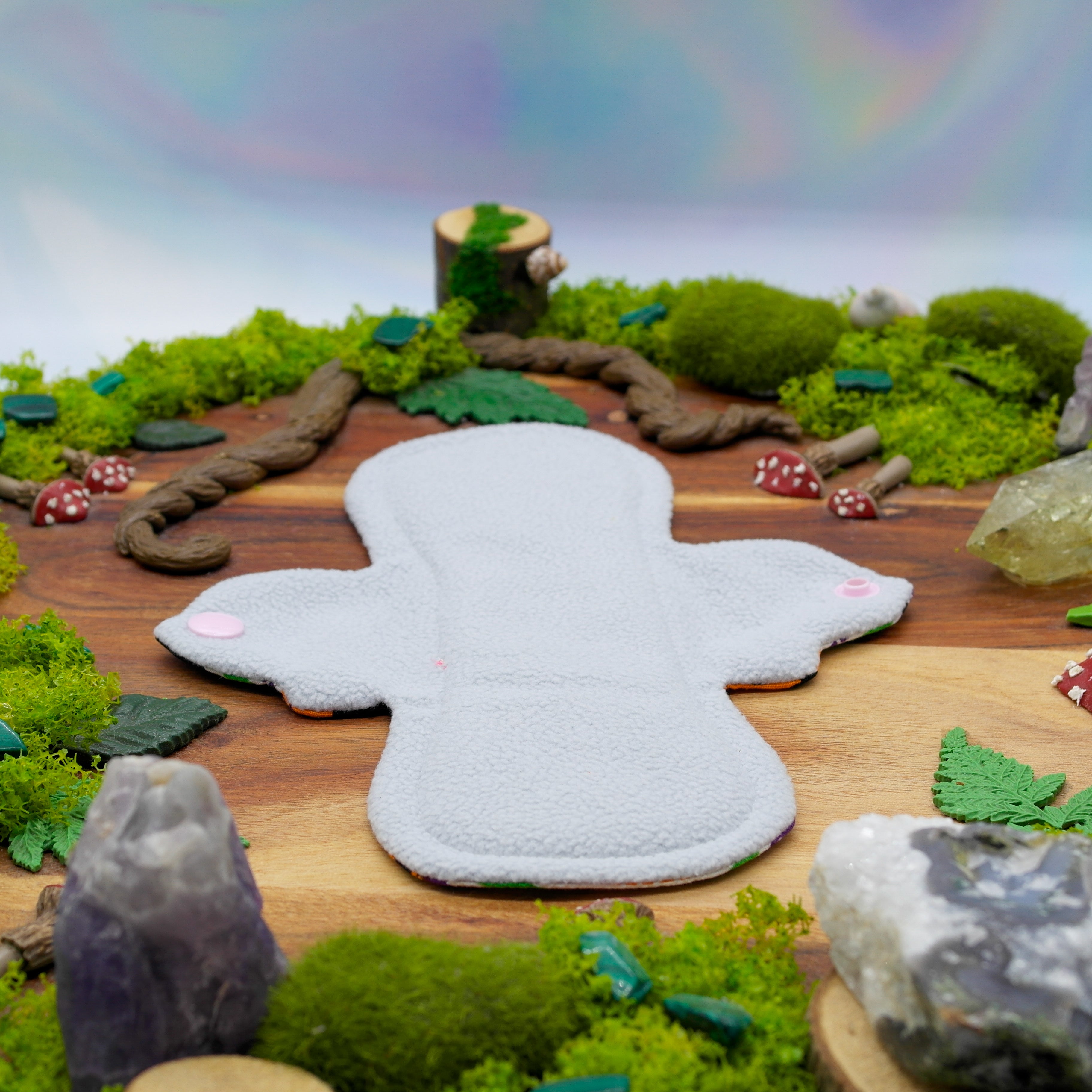 Menstrual reusable cloth pad 8" Heavy (Flutter) - Halloween