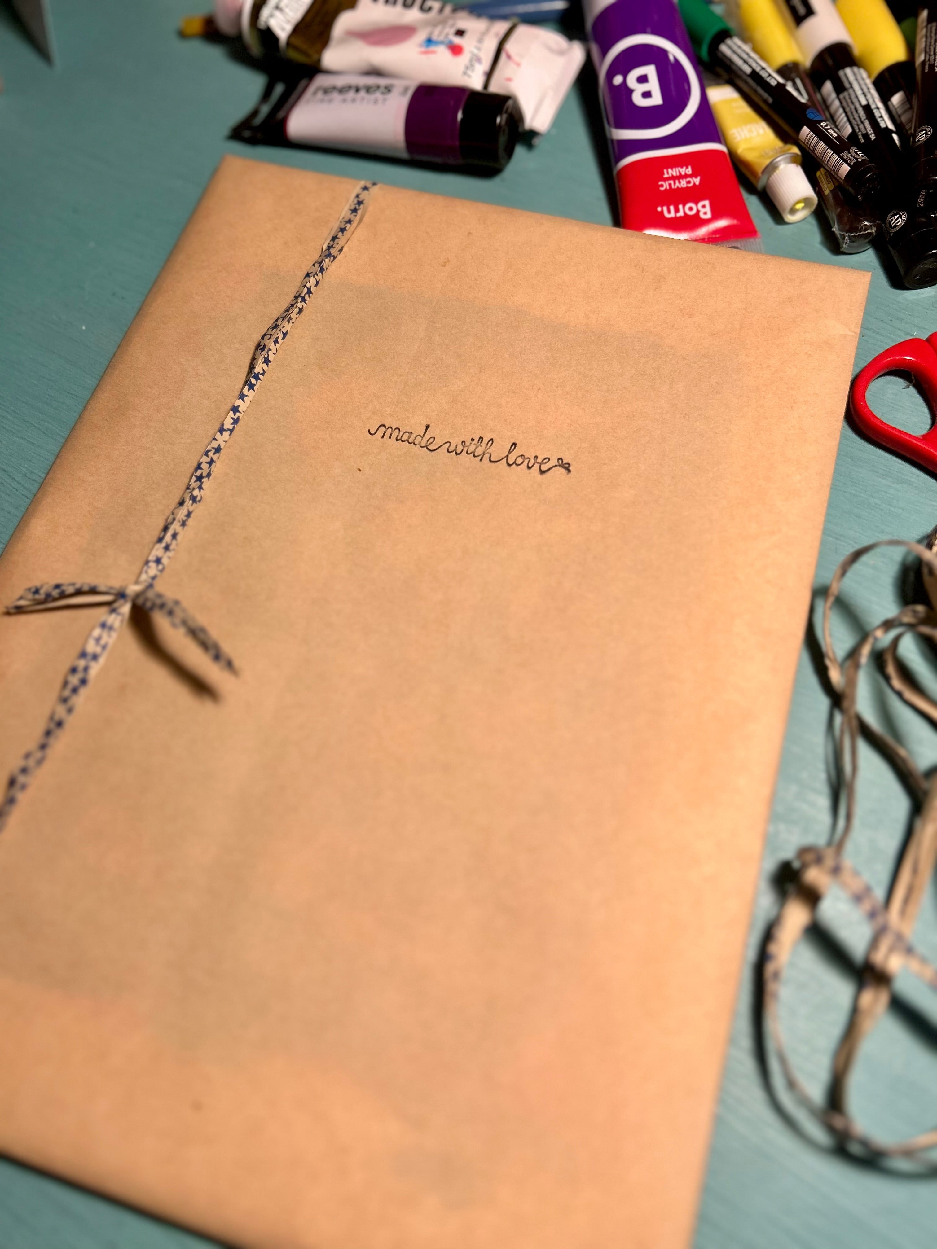 Hand Painted Original Art : Blossoming In Hot Pink