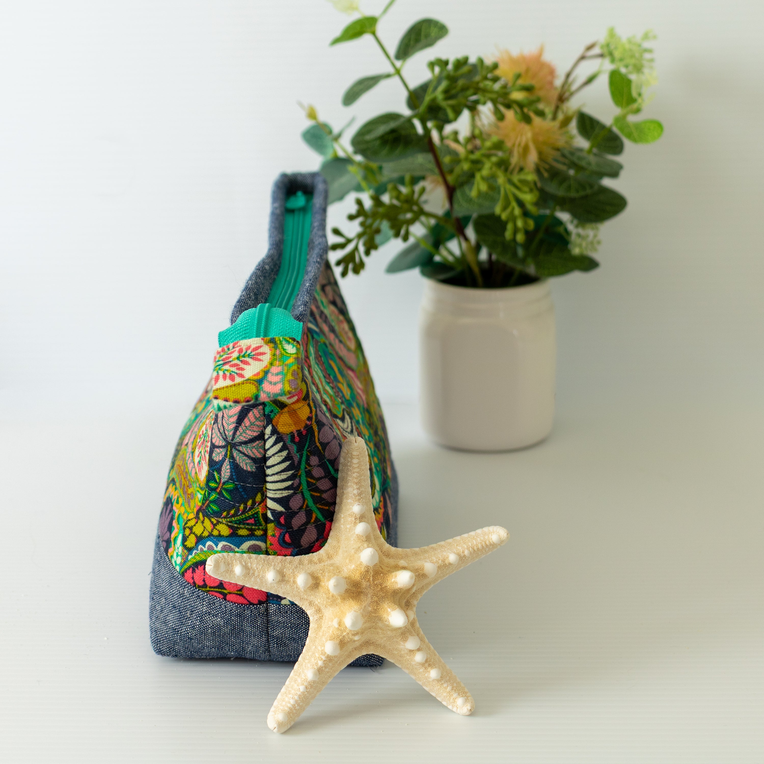 Solstice Large Open Wide Zip Pouch