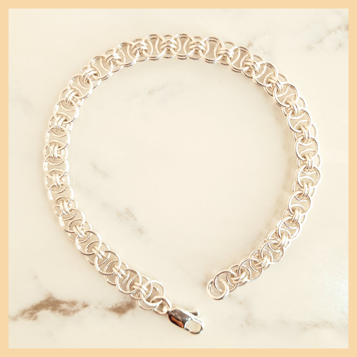 Chainmaille Helm Weave Bracelet