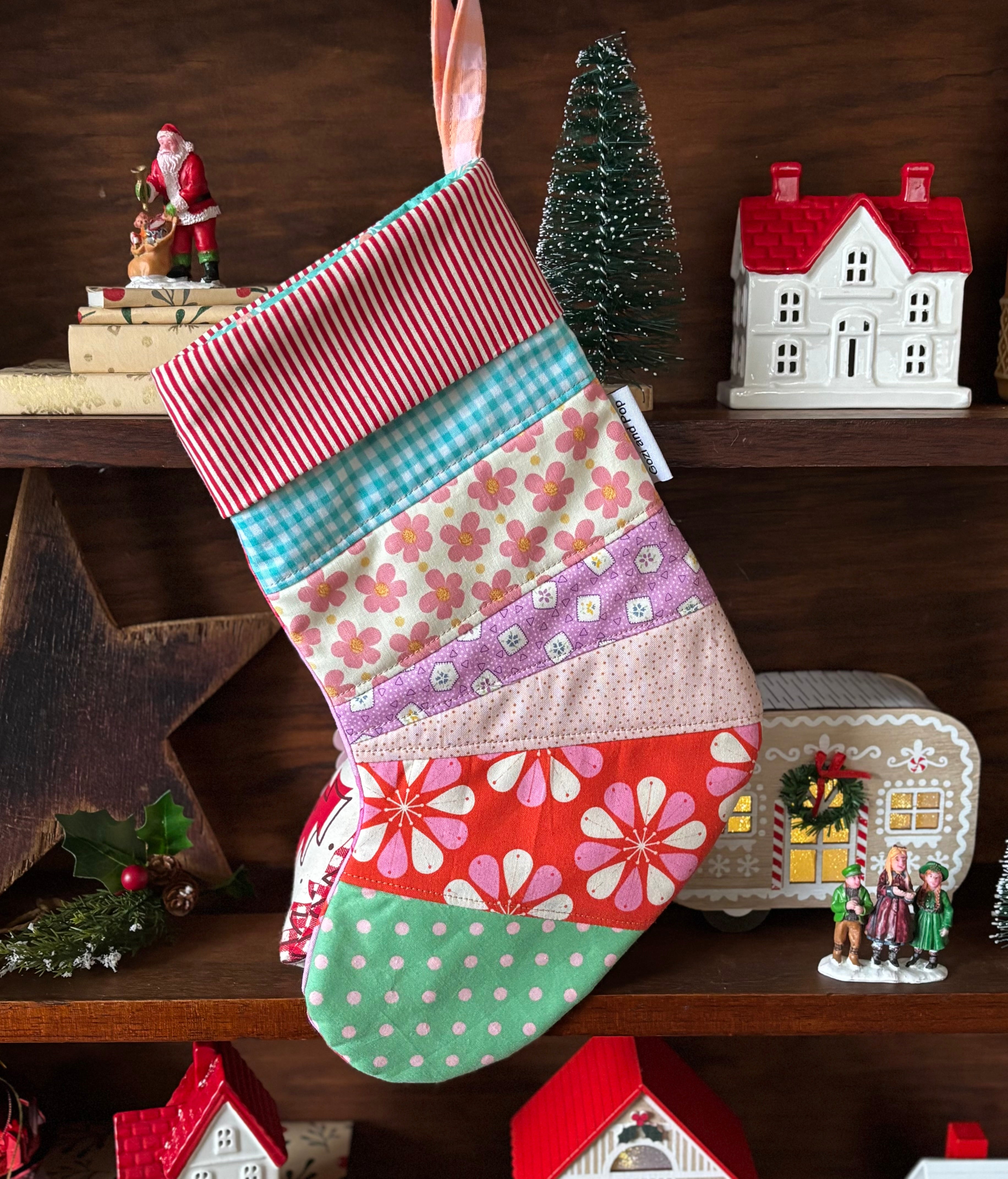 Christmas Santa Stocking Small Size